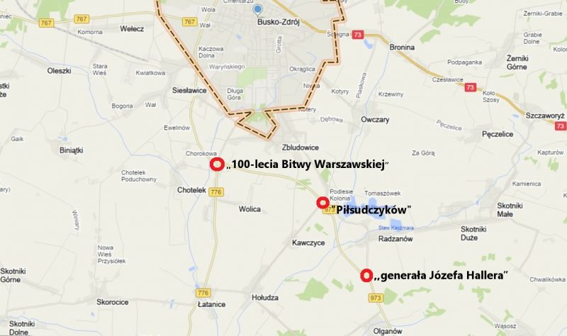 kopana k warszawy mapa UMiG: Buscy radni podjęli uchwały upamiętniające 100 Rocznicę 